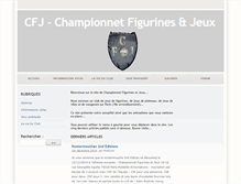 Tablet Screenshot of championnet-figurines-jeux.com